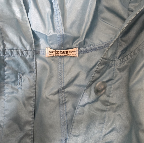 Totes Hooded Rain Coat - Picture 2 of 4